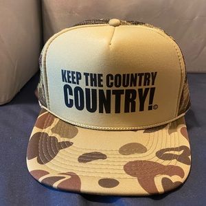Keep the Country Country Camo Trucker Hat